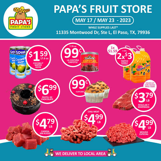 Papa's Fruit Store Weekly Ad